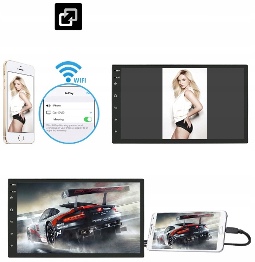 RADIO SAMOCHODOWE 1 DIN ANDROID 12 GPS KAMERA 2/32 Model Tachographs