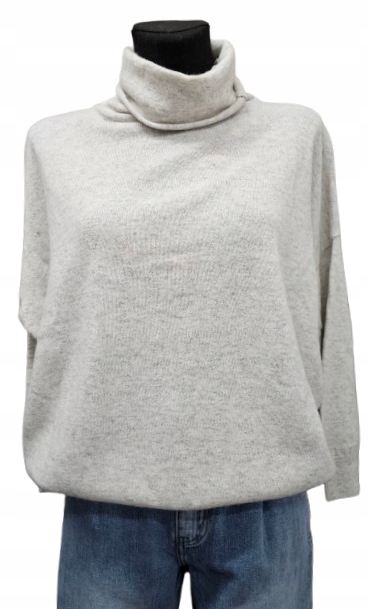 Klasický Volný Rolák S Kašmírem Cashmere Blend Itálie 185 zł 125zł