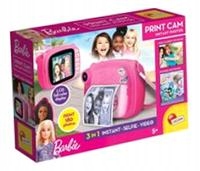Natychmiastowy aparat fotograficzny LISCIANI GIOCHI Barbie Print Cam z drukarką Różowy