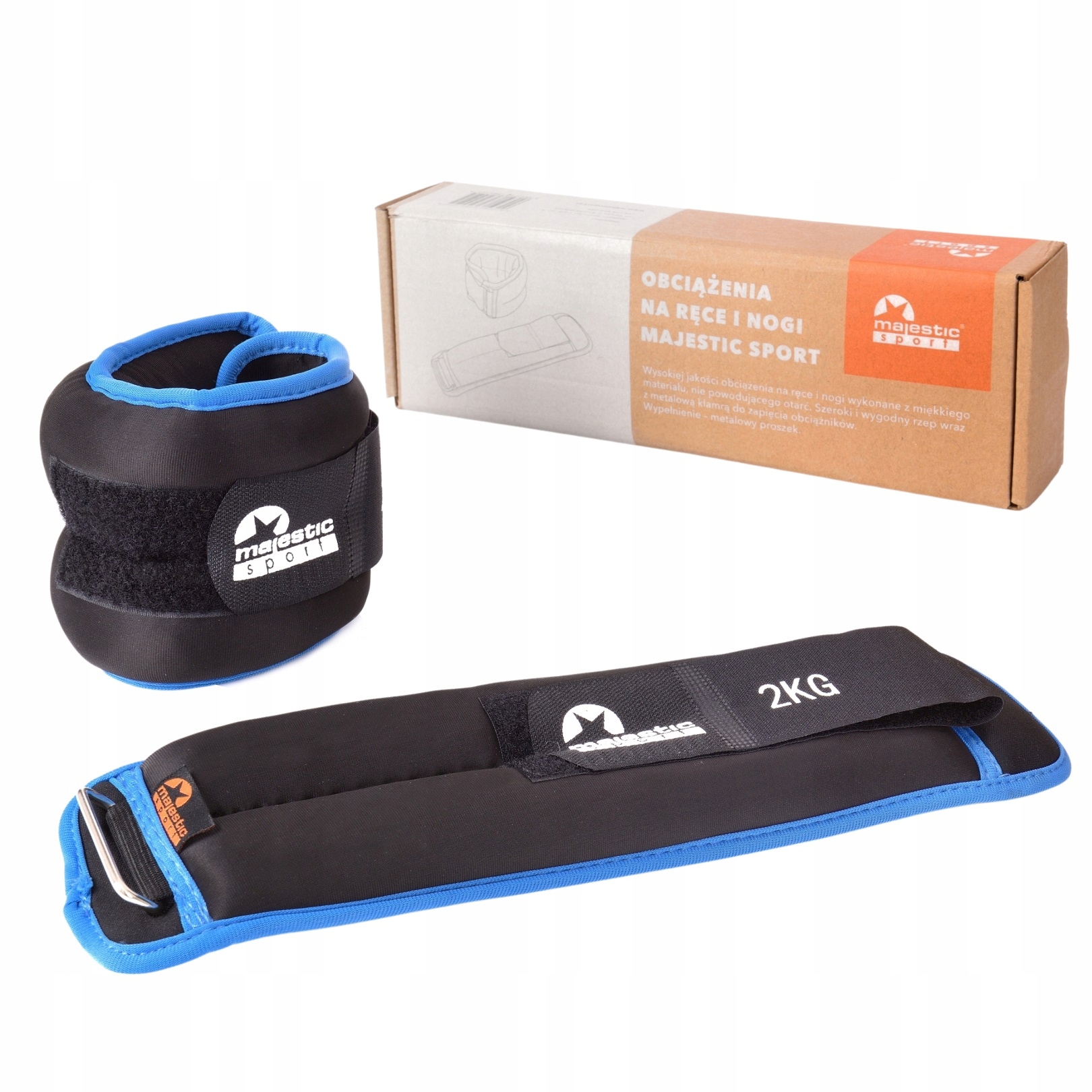 Obciążniki na ręce i nogi Majestic Sport 2x2,0 kg