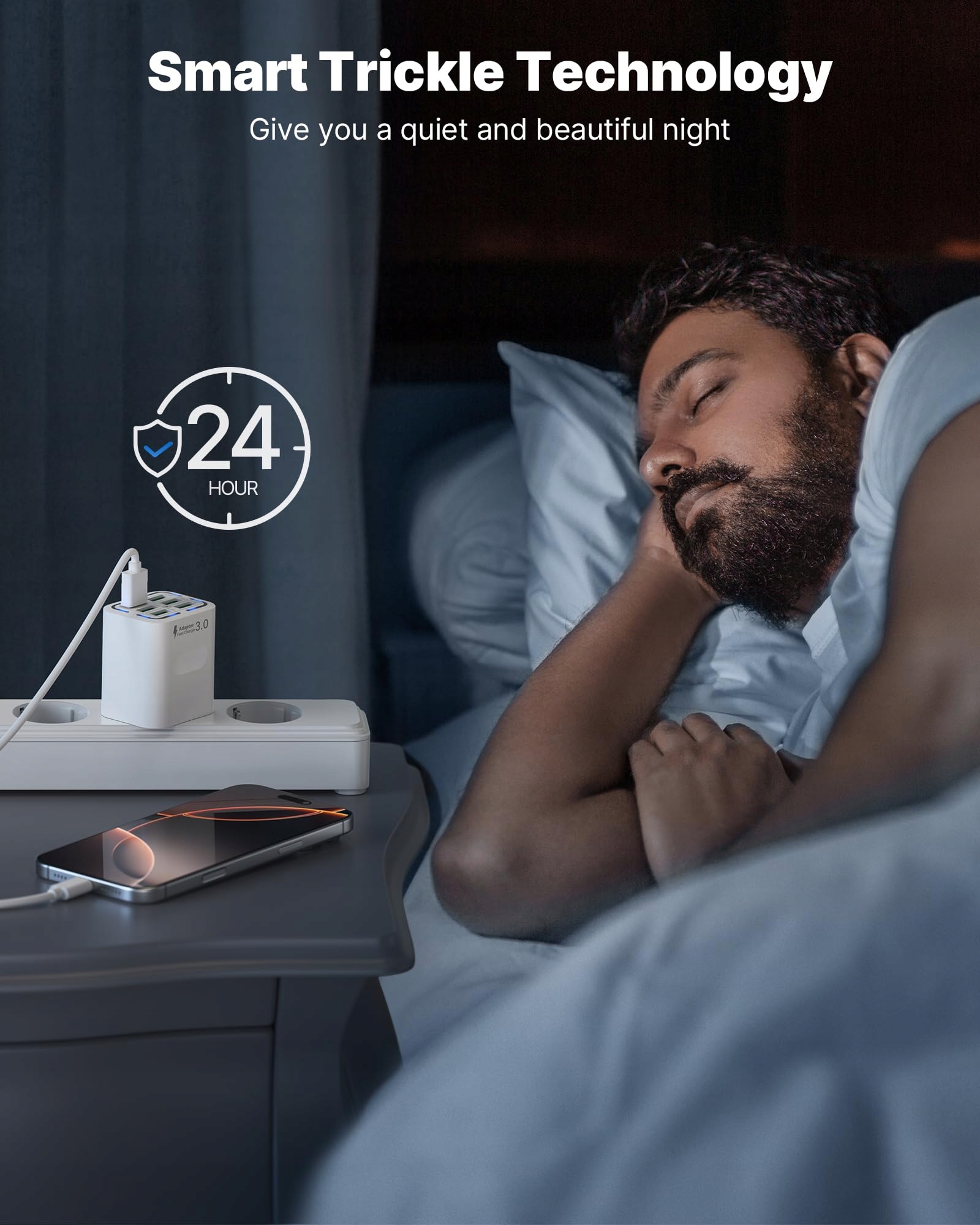 TUPNEUF Ładowarka USB 6 Portów QC 3.0 Szybkie Ładowanie iPhone Android — miniatura 6