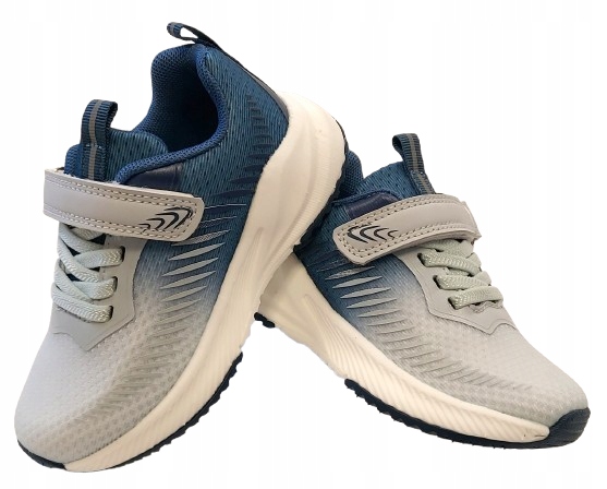 Lekkie Elastyczne Buty Sportowe Siatkowe Niebieskie R 37 23,50 CM