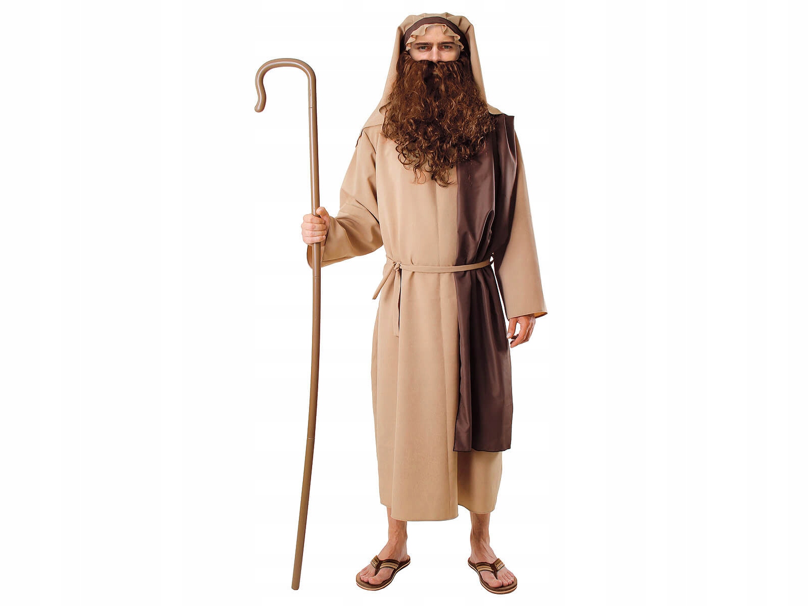 Josefův kostým na Jesličky, pásek, pokrývka hlavy, výška 160/170 cm