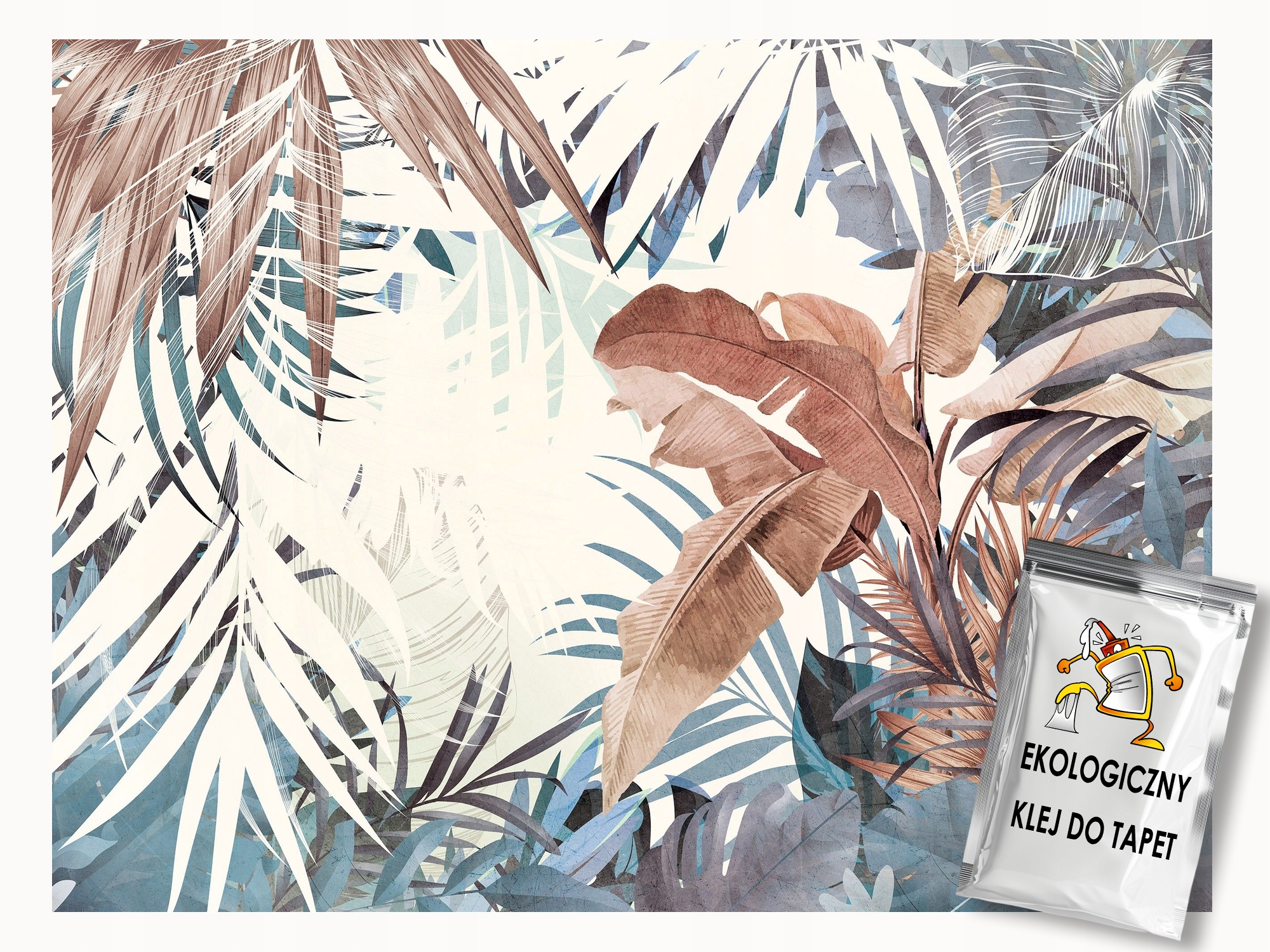 Fototapeta Flizelina Listy Monstera Palma Vegetace Boho 400x280 lepidlo