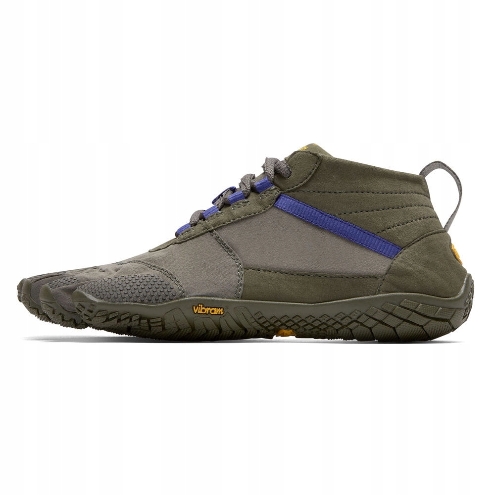 Dámské barefootové trekové boty s prsty V-trek vojenské/fialové 40