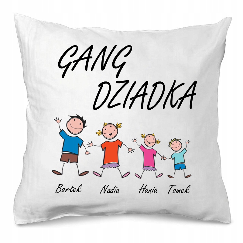 

Poduszka Dzień Dziadka Poduszki Gang Dziadka Hit