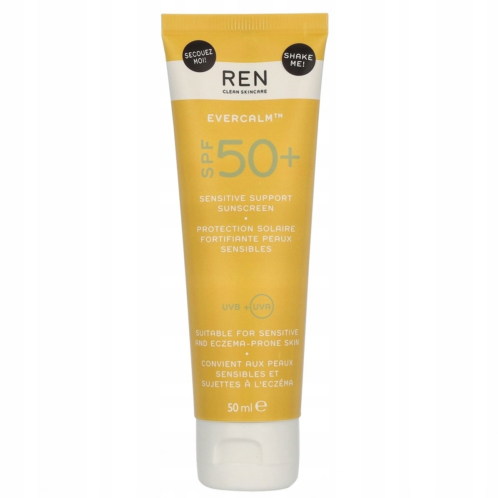 Jemný sluneční krém SPF50+ pro citlivou pokožku Ren 50 ml