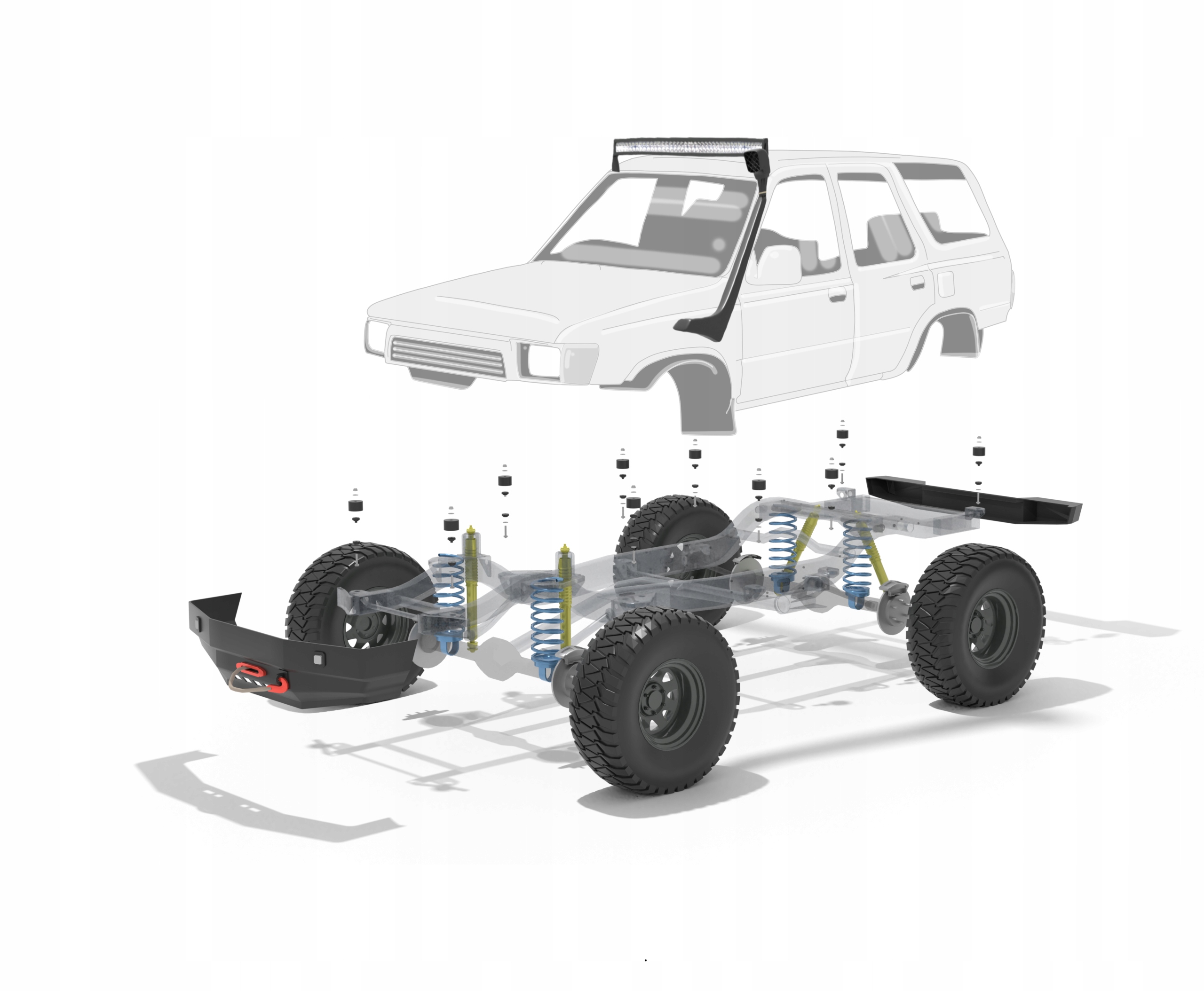 Toyota 4runner Body Lift 2 Lift 5cm