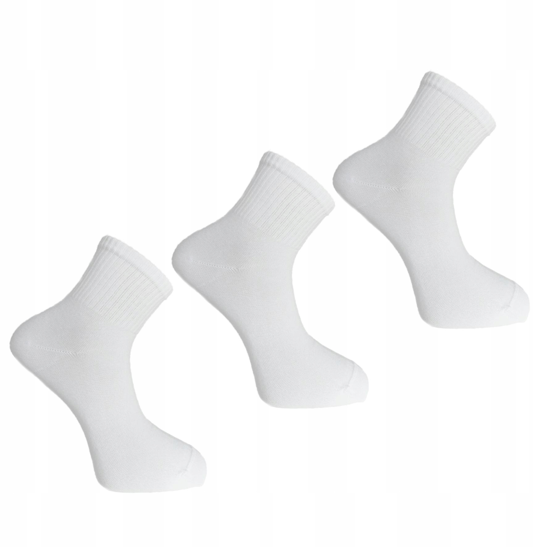 

Moraj Skarpetki 3/4 Białe 3 Pary Socks 39-42