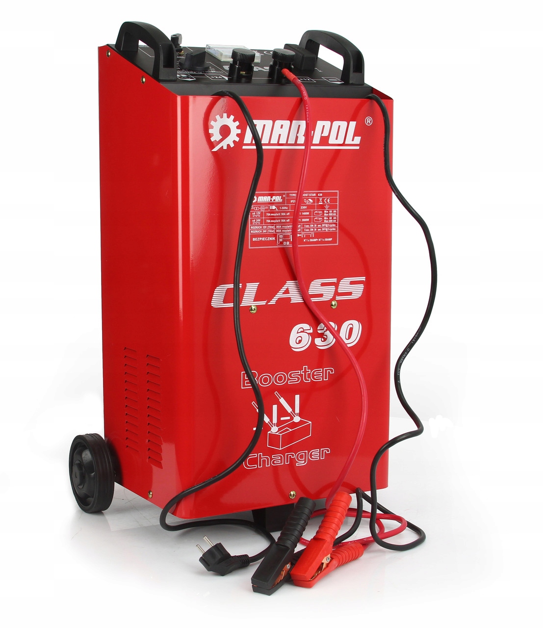 PROSTOWNIK CLASS 630 MAR-POL 12V/24V Z ROZRUCHEM 360-600A Kod producenta M82513