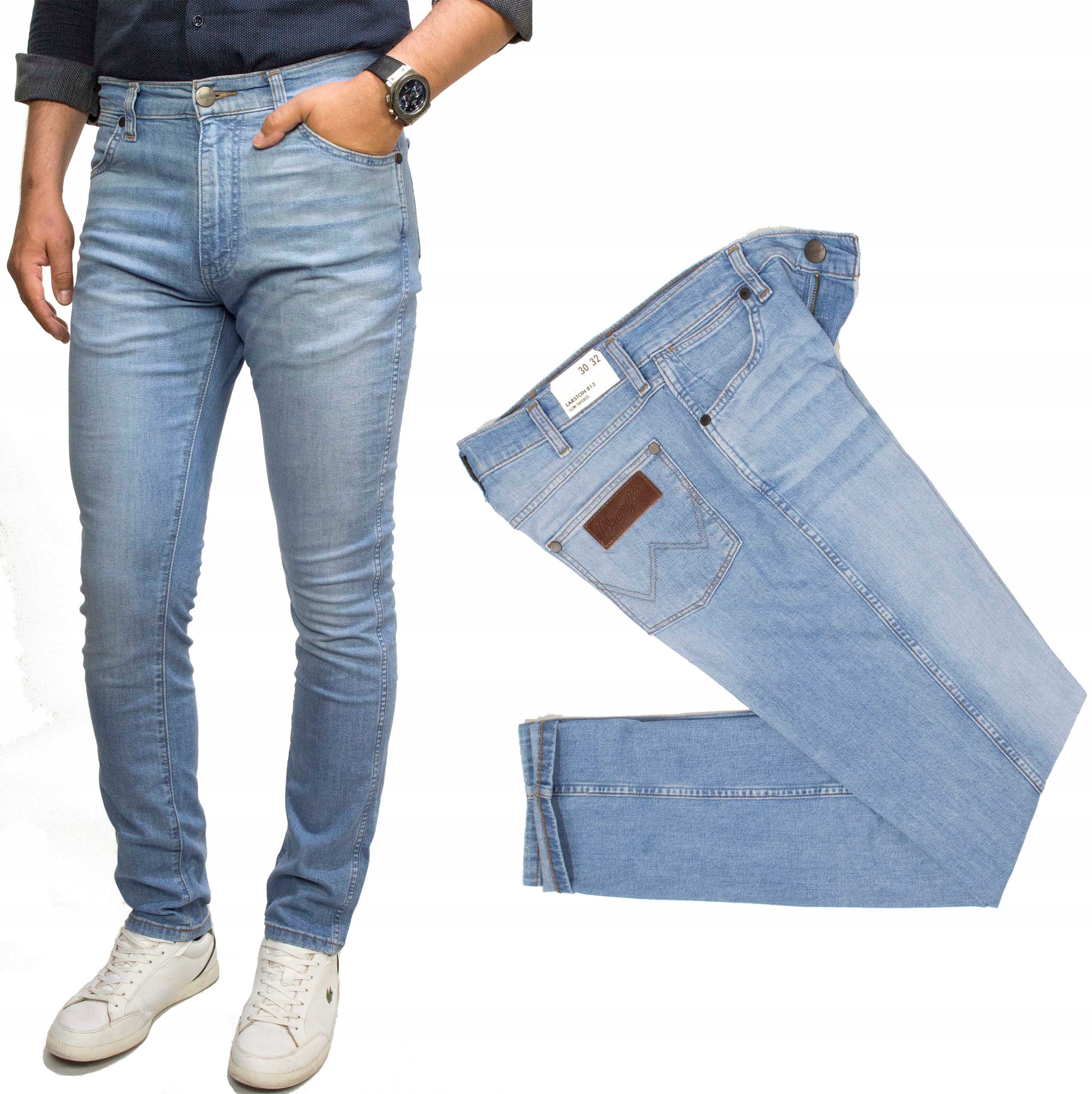 Wrangler Larston Slate pánské džíny Slim W29 L32