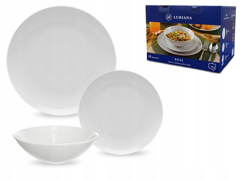 

Lubiana Boss Serwis Obiadowy 18 El 6 Os Porcelana