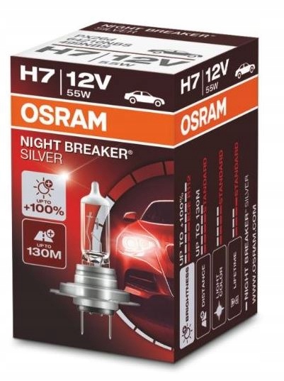 Żarówka Osram H7 Night Breaker Silver 12V 1SZT