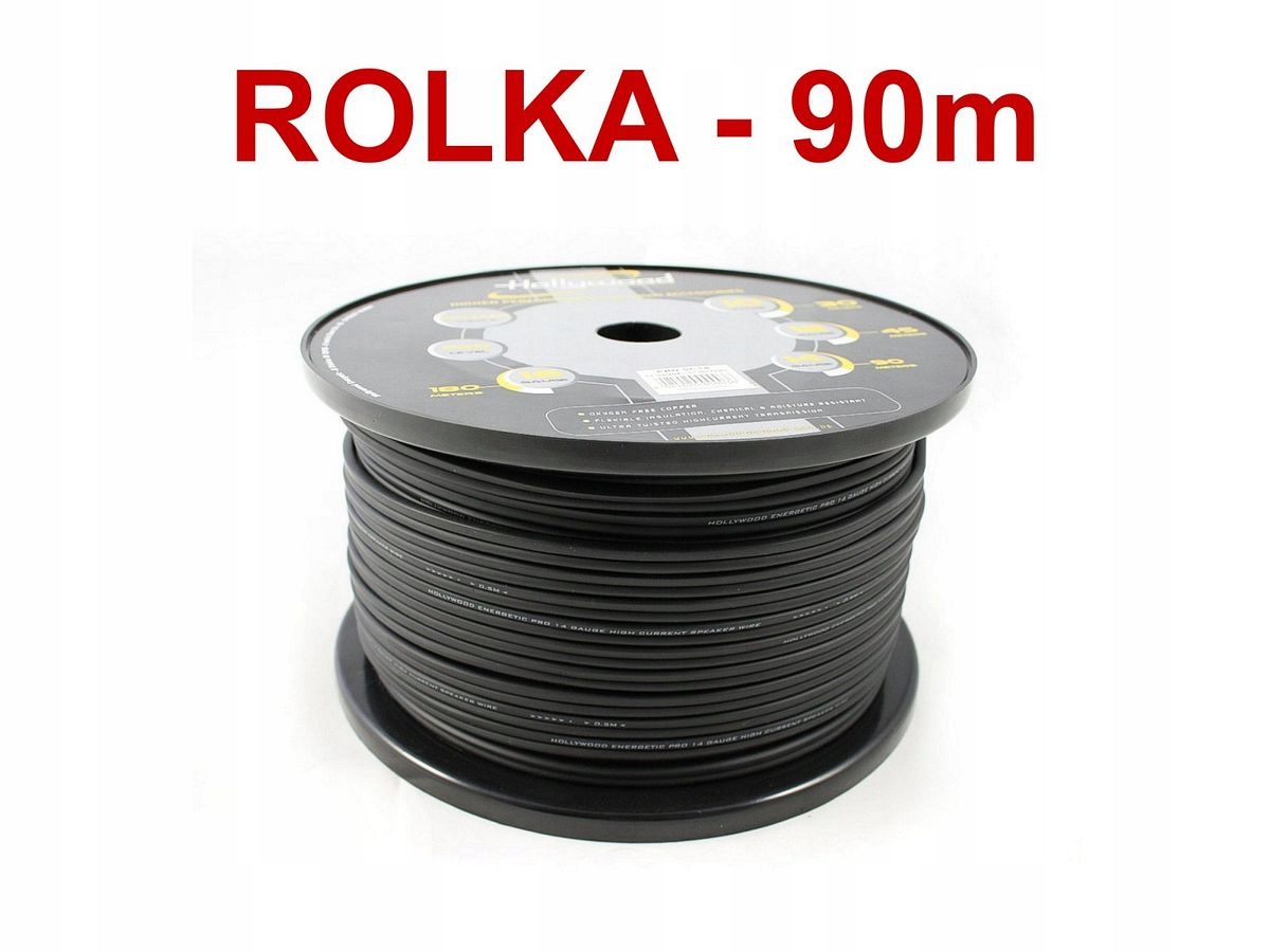 Hollywood Pro SC-14 – hlasitý kabel 2x2,0 mm2 /90 m