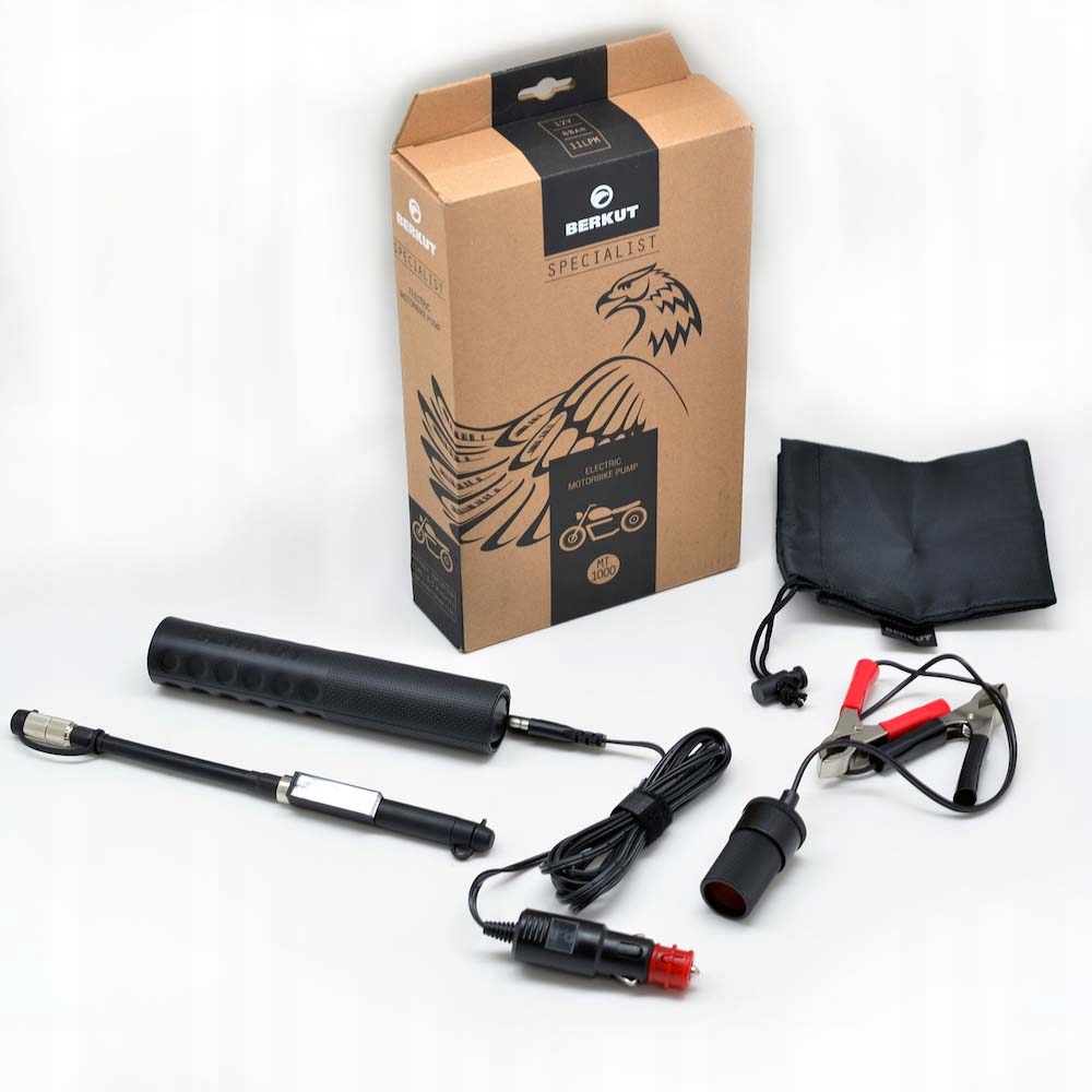 Motocyklový Kompresor Berkut Mt 1000 8 bar 12V