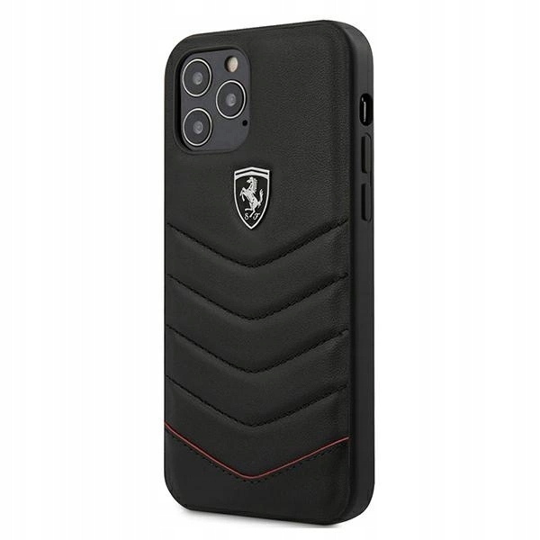 Pouzdro Ferrari Off Track Quilted pro iPhone 12 Pro Max černé