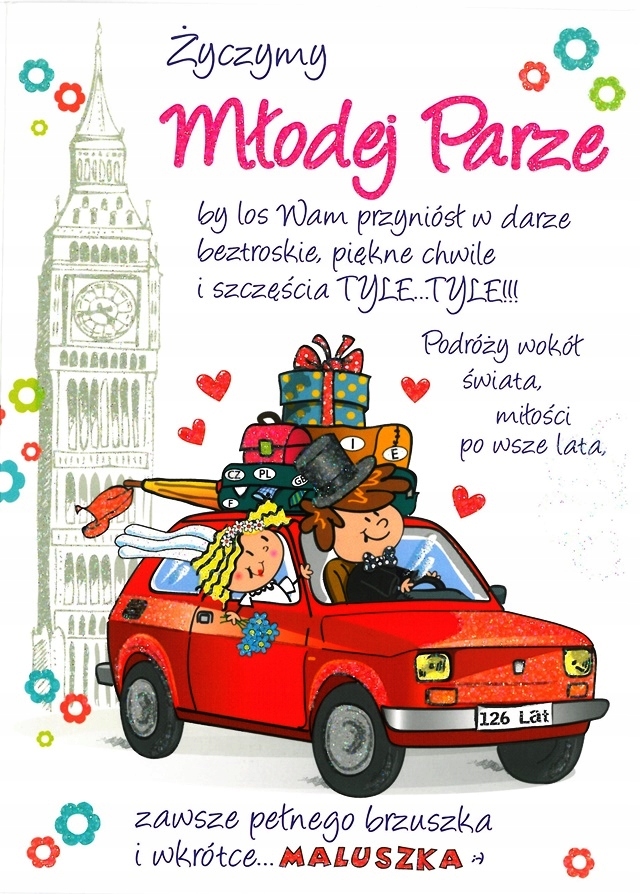 

Wspaniałe Życzenia dla Pary Młodej z okazji Ślubu!