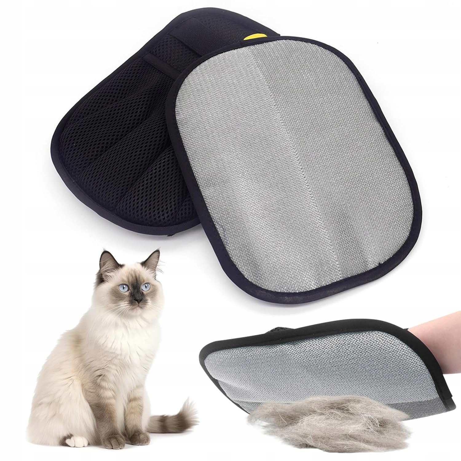 Pets Oboustranná rukavice pro péči o rukavice na odstraňování zvířecích chlupů