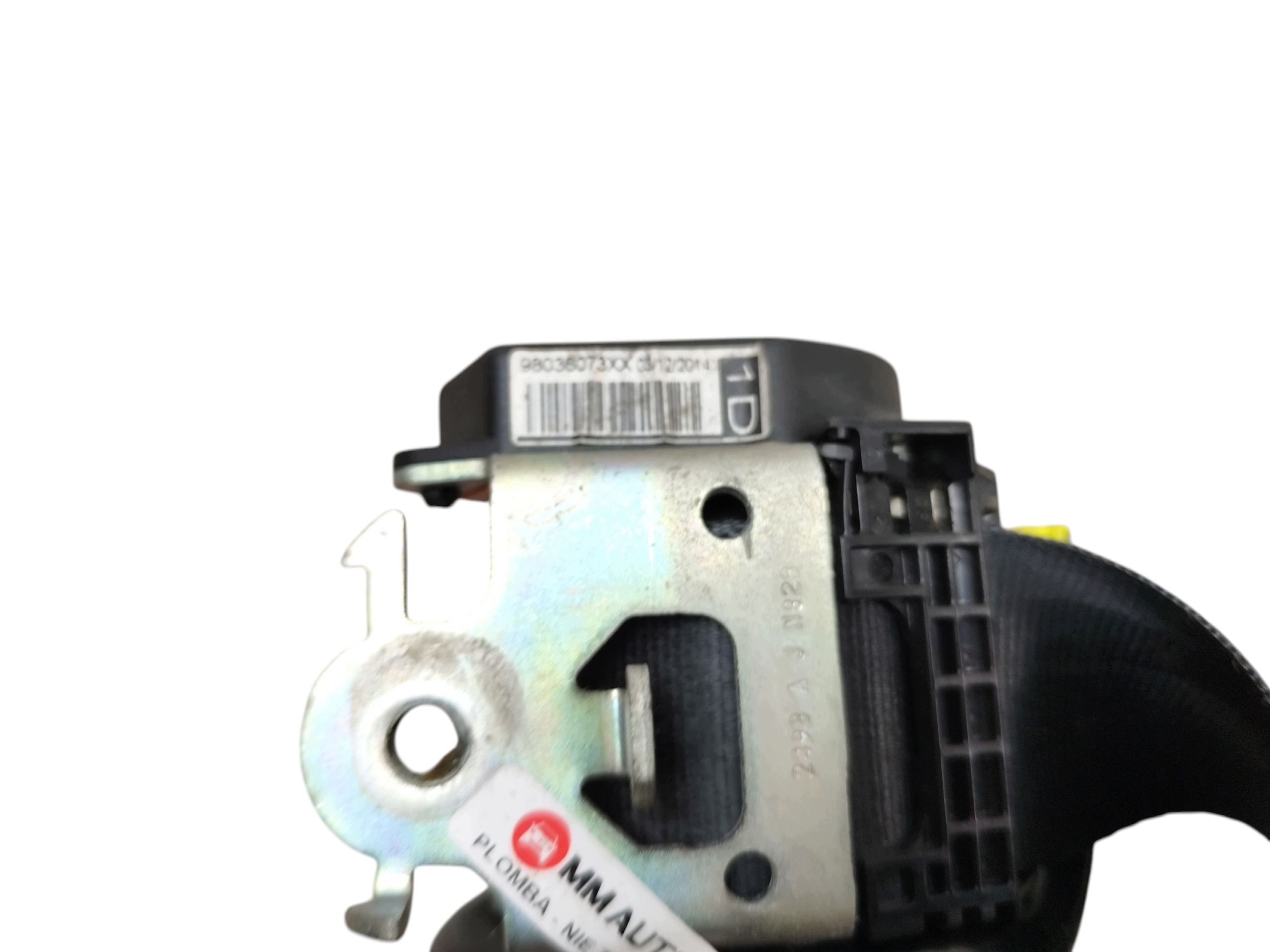 tension belt safety right front CITROEN C-ELYSEE (2012-2016) 98036073