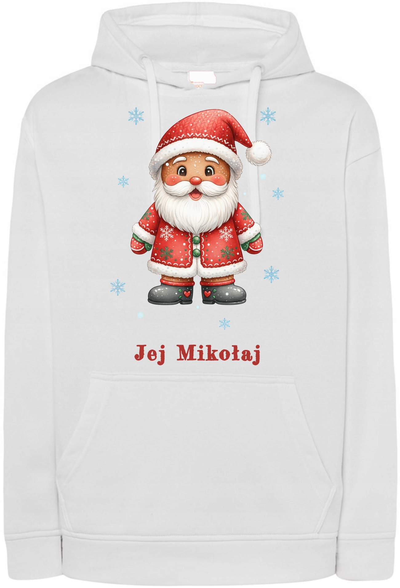 Mikina s kapucí Dárek pro něj, mikina s kapucí s motivem Santa Clause, vel. 5XL