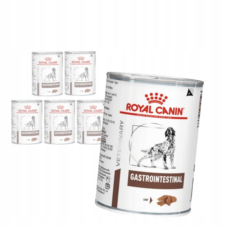 Royal Canin Veterinary Gastrointestinal 6x400g Mokra Karma Pasztet Dla Psa