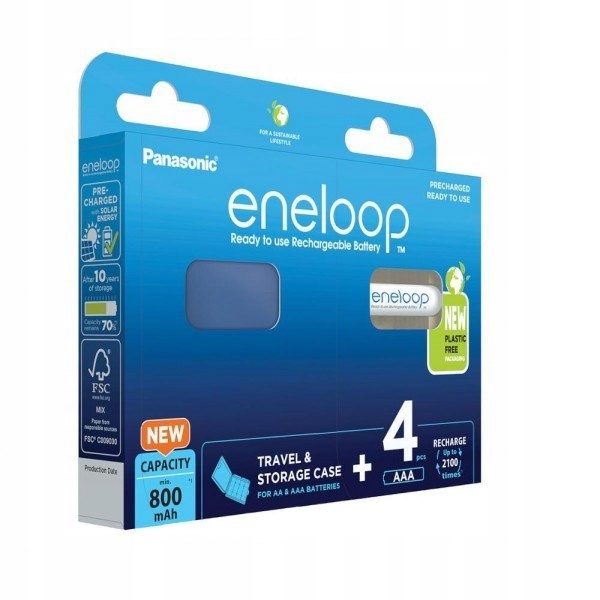 Panasonic Eneloop Aaa 800mAh 4 szt box