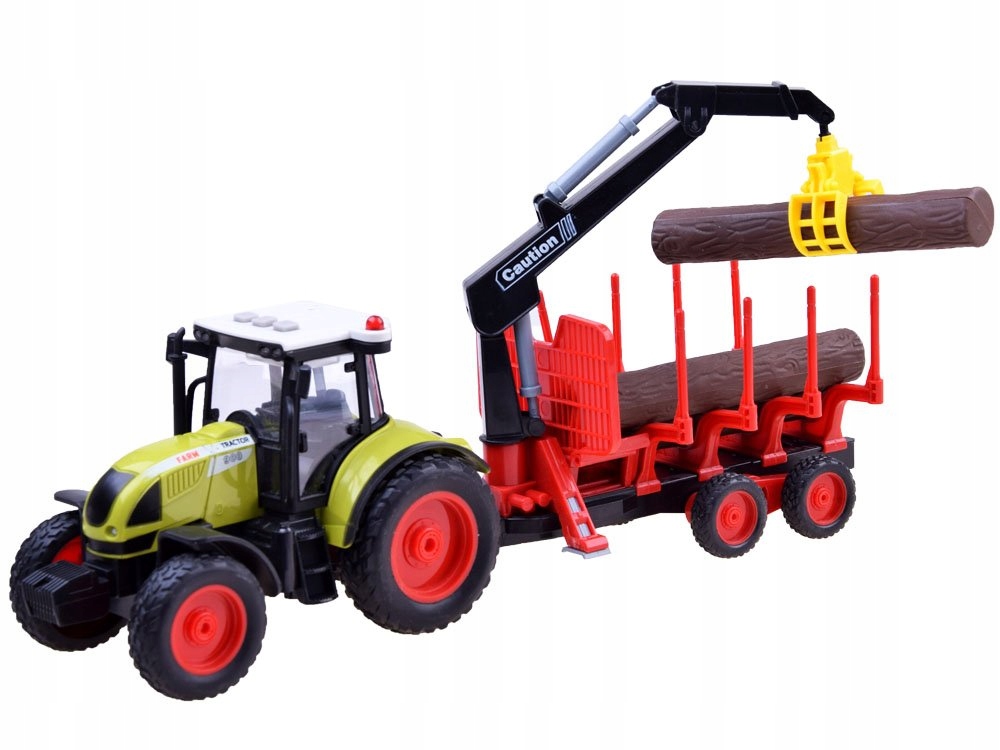 Traktor + przyczepa maszyny rolnicze ZA2436 Bohater brak
