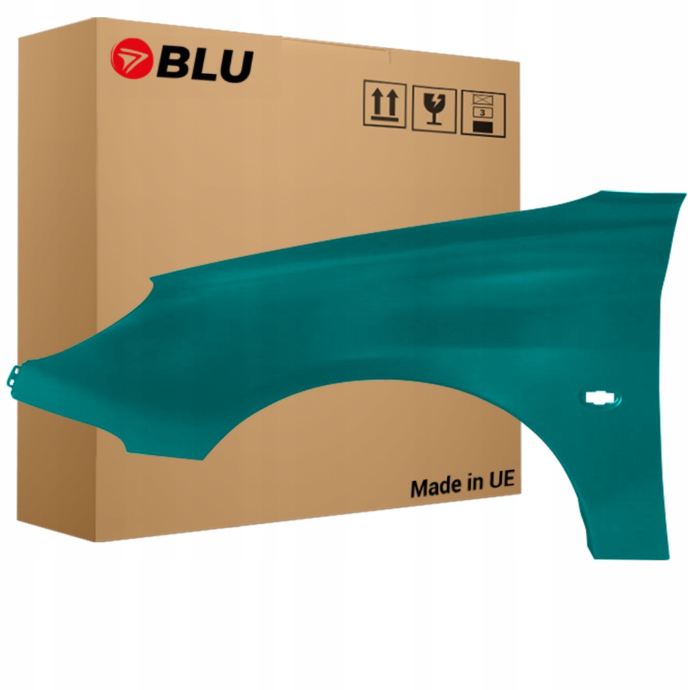 Blu Blatník Peugeot 206 CC Kru levý zelený 98-09 přední