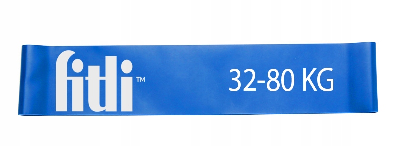 GUMA OPOROWA do Ćwiczeń POWER BAND Gumy Treningowe NIEBIESKA MOCNA 32-80kg Rodzaj guma