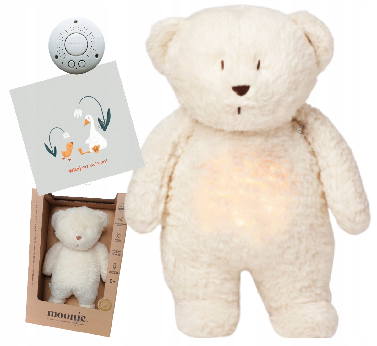 

Misie szumiący Miś Moonie Polar kartka