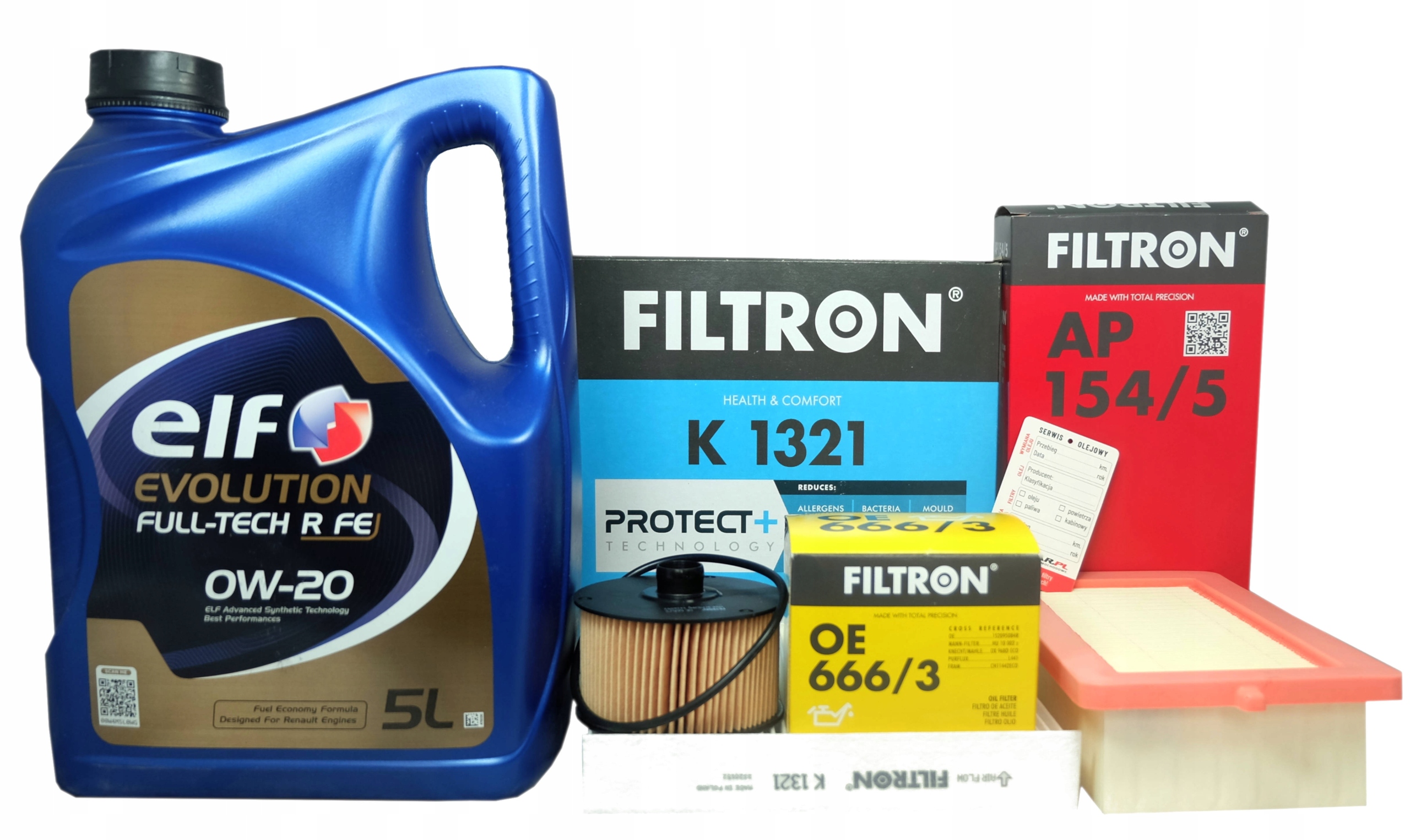 3 filtre olej Renault Captur II Clio V 1.0 2019-