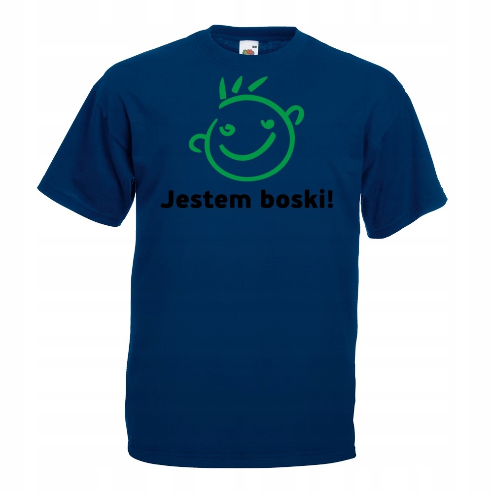 

Koszulka z nadrukiem zabawna jestem boski! XL