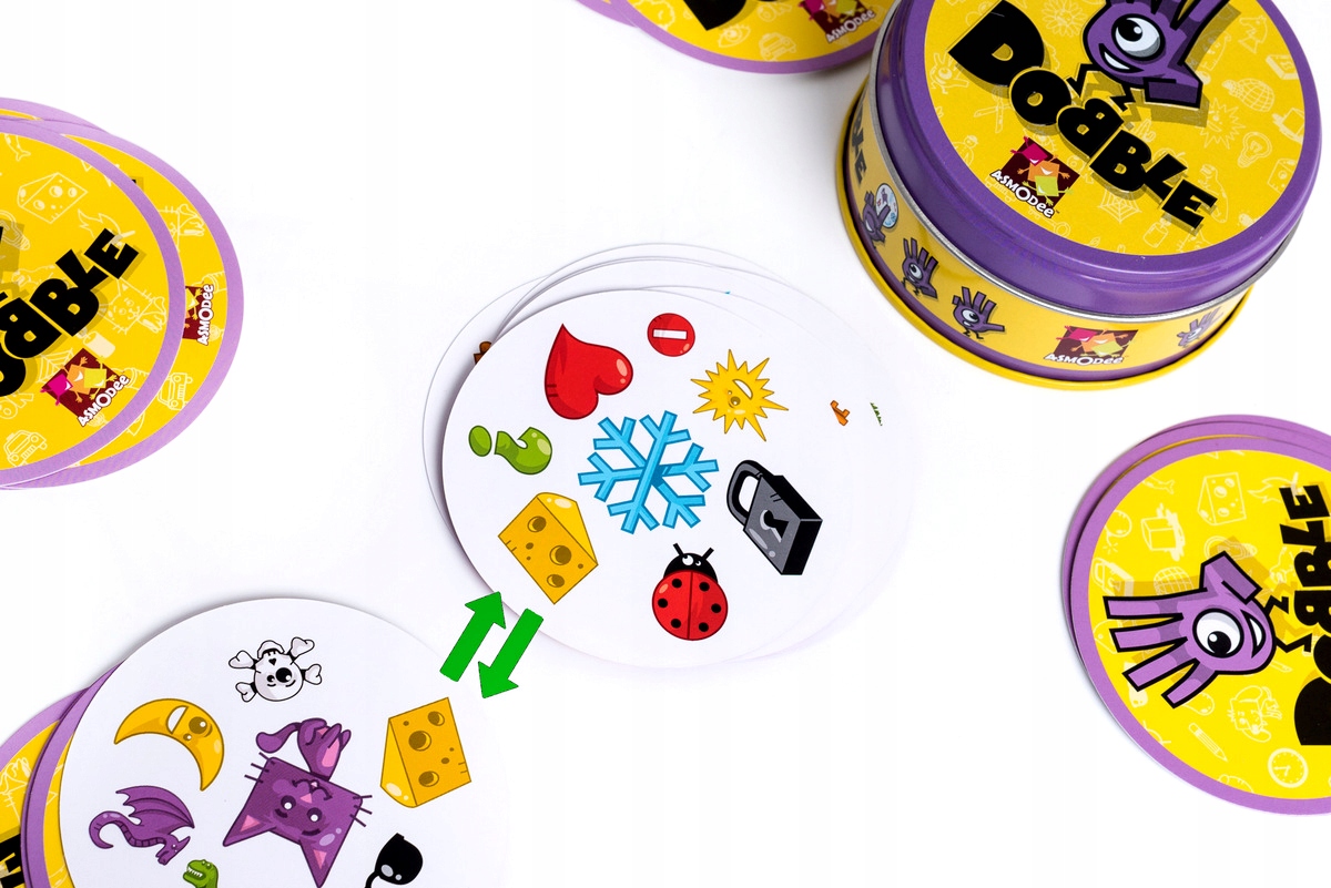 REBEL Gra Na Każdą Imprezę DOBBLE doble duble Czas rozgrywki Do 15 minut