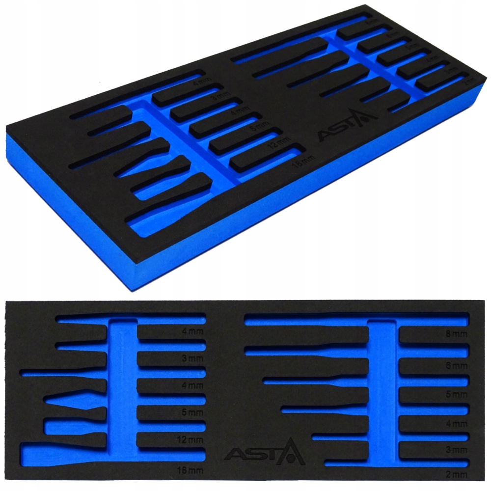 

Wkład pianka na dłuta i wybijaki wózeka narzędziow