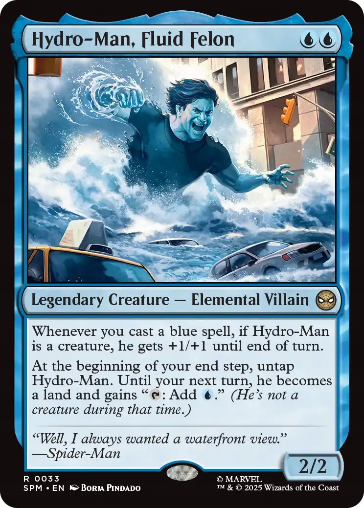 Mtg Hydro-Man, Fluid Felon Foil (r)