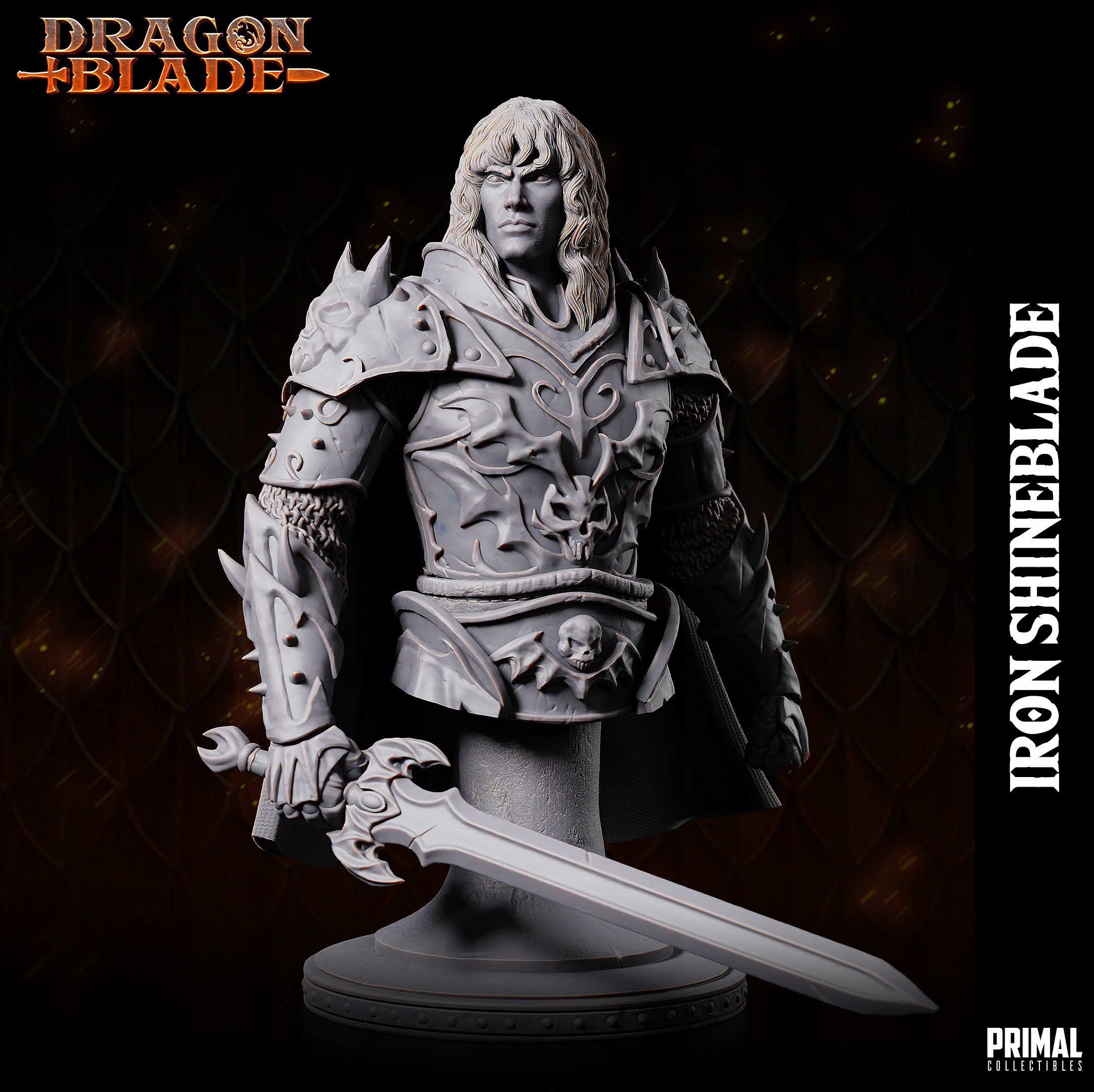 Fighter Iron Shineblade busta Primal Collectibles
