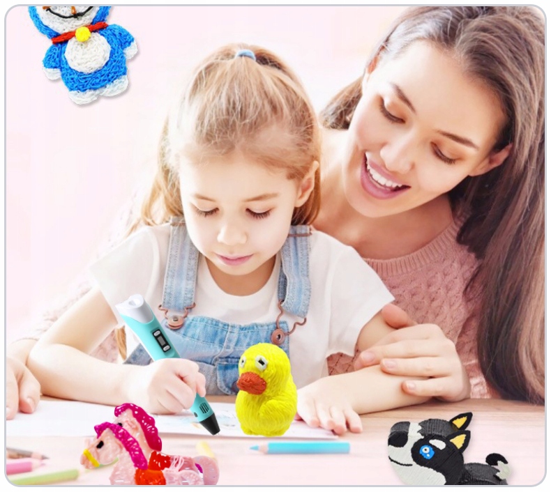 КАРТРИДЖИ PLA 3D PEN FILAMENT PEN 100 MERTÓW MIX Тип 3D принтер