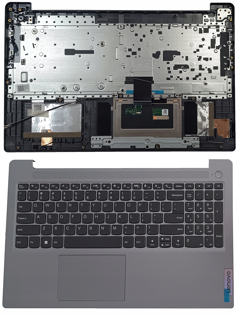 Nový Palmrest Pouzdro Klávesnice Lenovo IdeaPad Slim 3-15IRH8 3-IAH8 Šedá