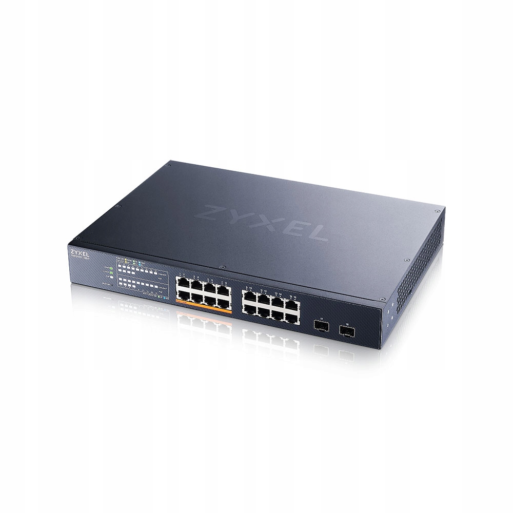 Zyxel XMG1915-18EP, 16-port 2.5GbE, 2 Sfp+, 8 x PoE++ 180W Smart Switch,…