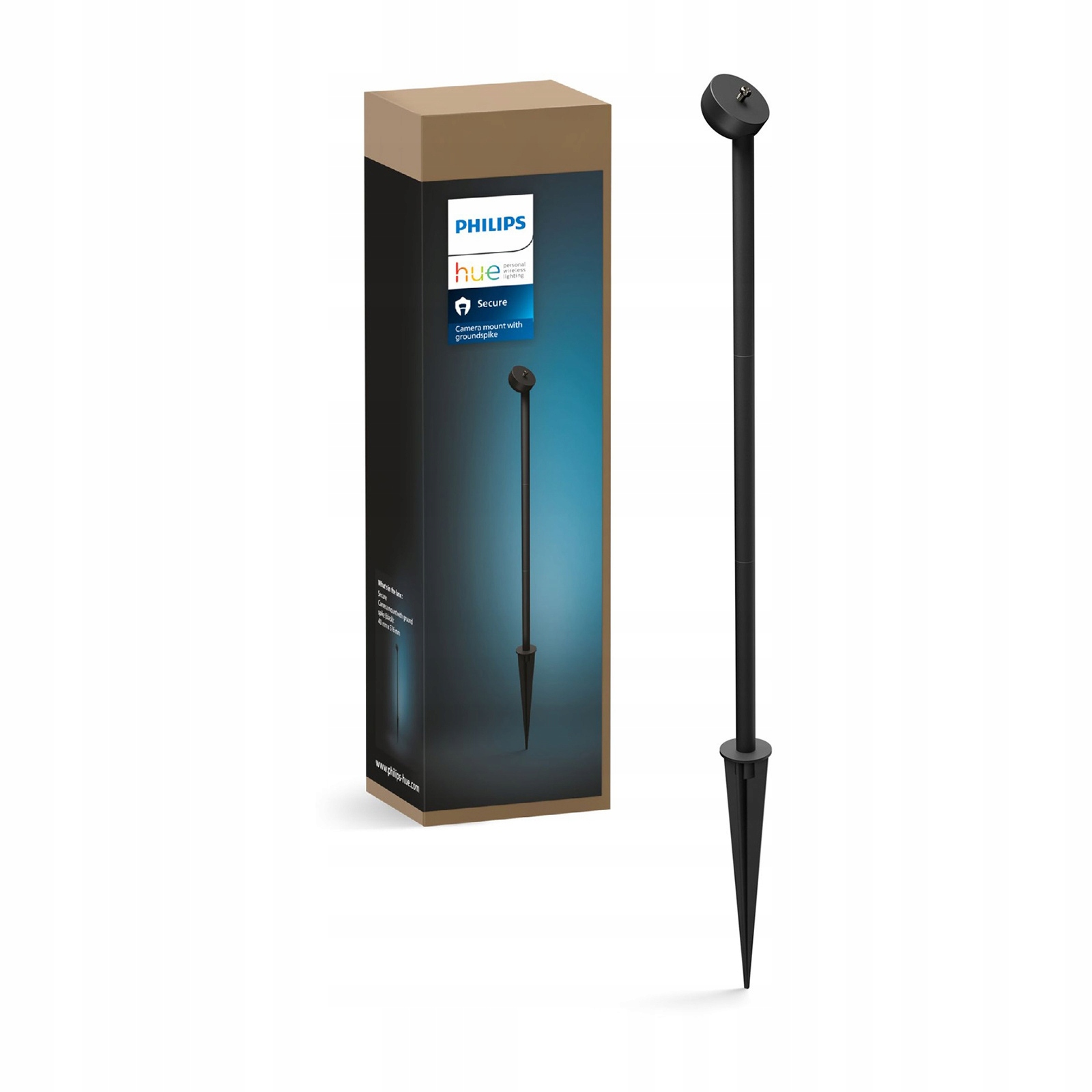 Držák kamery Secure Podstavec s hrotem Černý Philips Hue