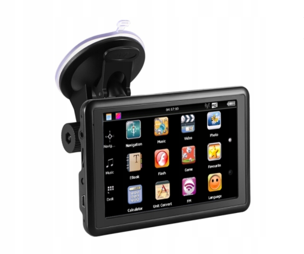 Nawigator Gps Mapa Europy Q5 Czarny