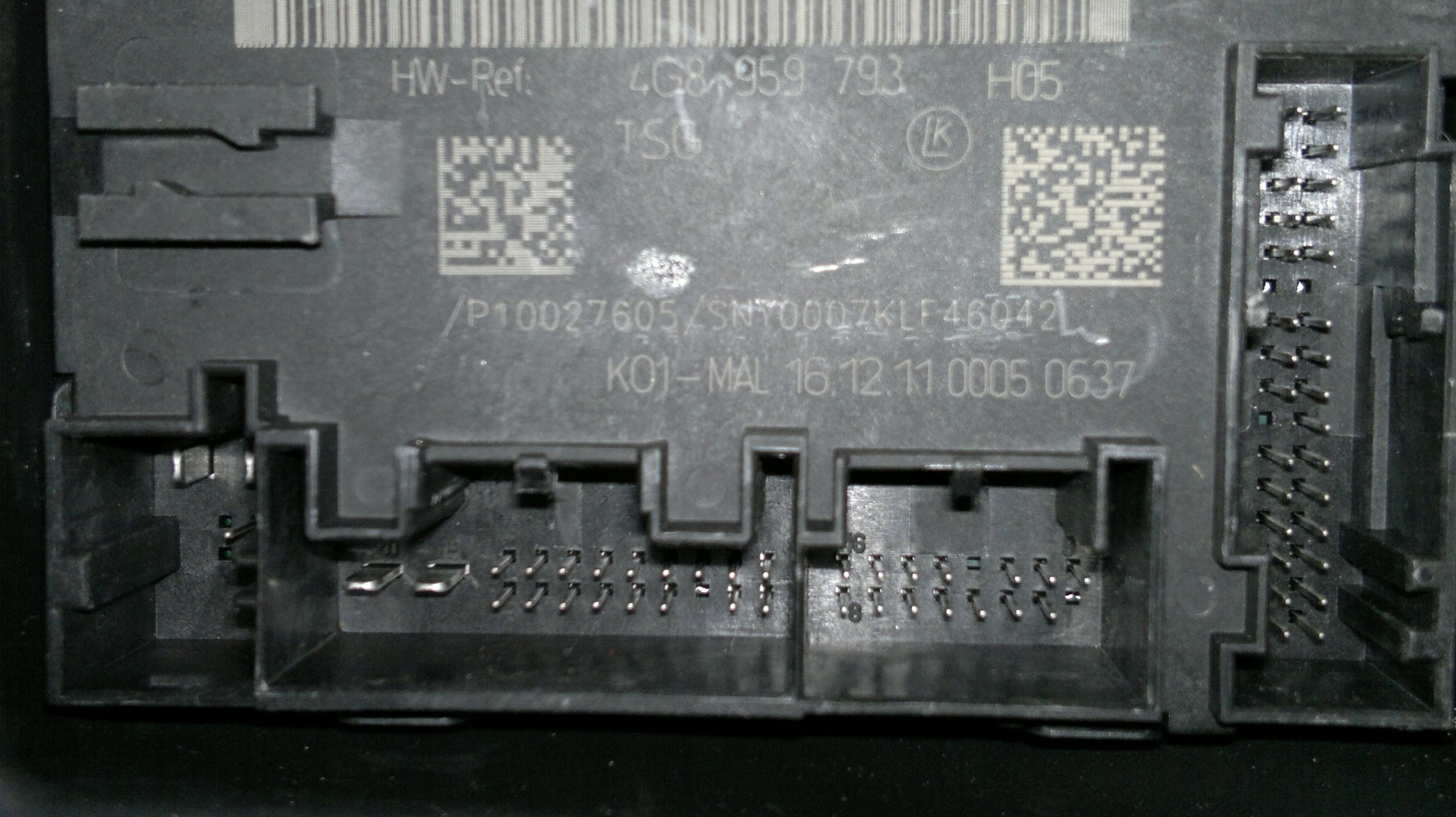 AUDI A7 4G MODUL STEROWNIK DRZWI 4G8959793D Part manufacturer Audi original OE