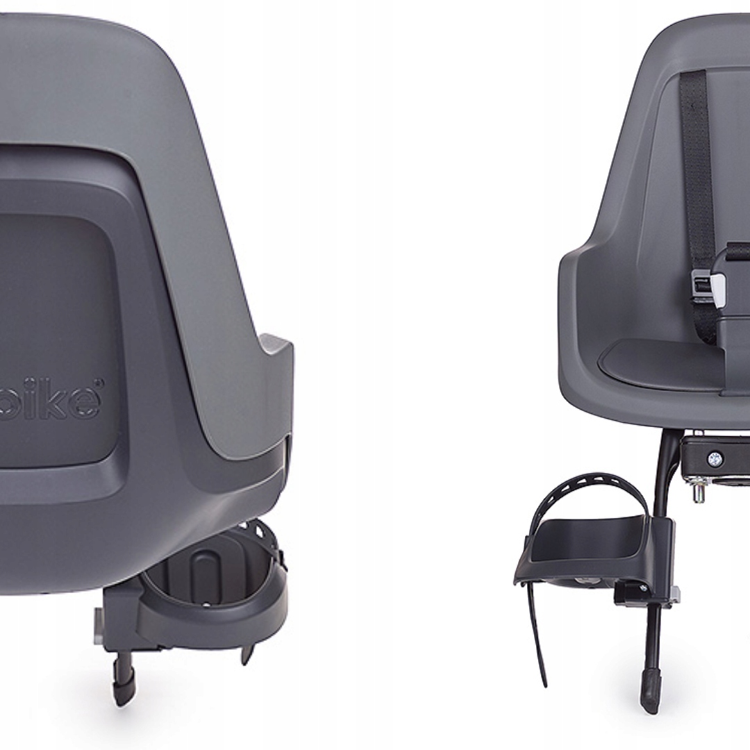 FOTELIK ROWEROWY BOBIKE GO MINI Grey + Osłona 15kg Model Go Mini