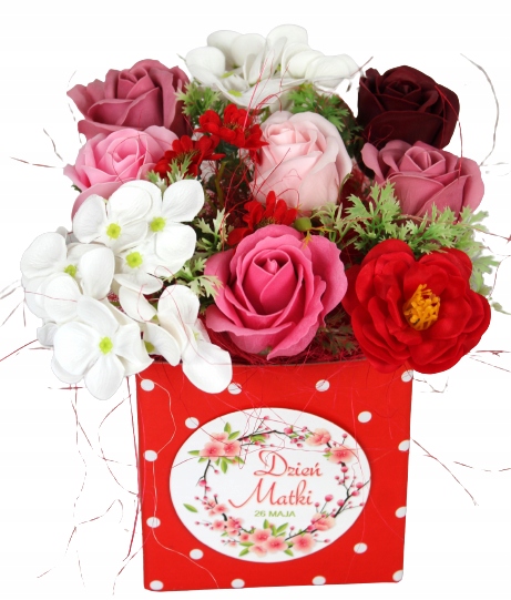 

Flower Box Kwiaty Mydlane Dzień Matki Mamy