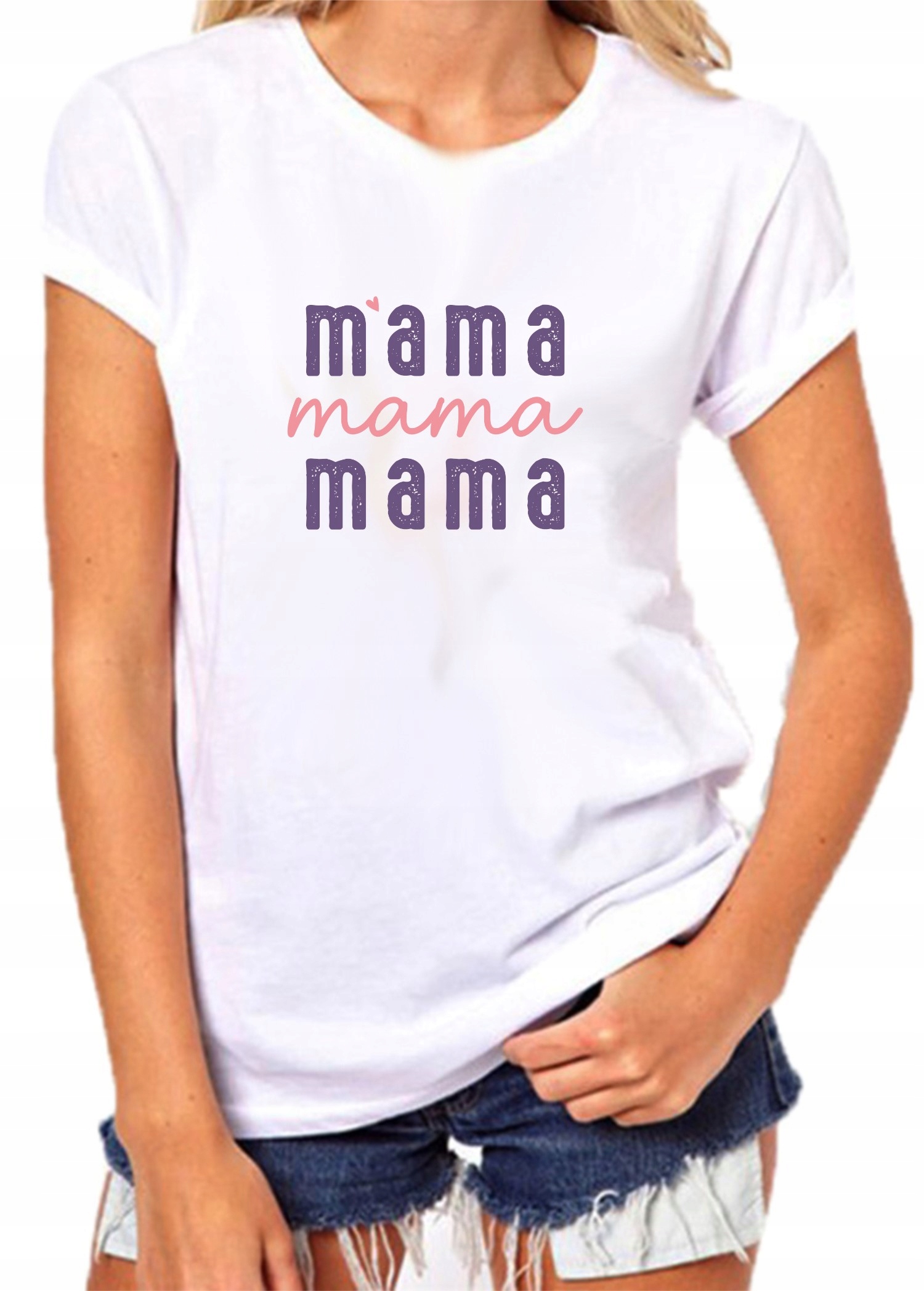 

T-shirt Koszulka Damska z Nadrukiem Dzień Mamy M