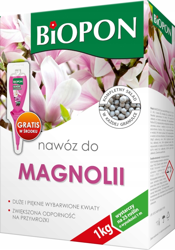 

Biopon nawóz granulowany do Magnolii 1kg