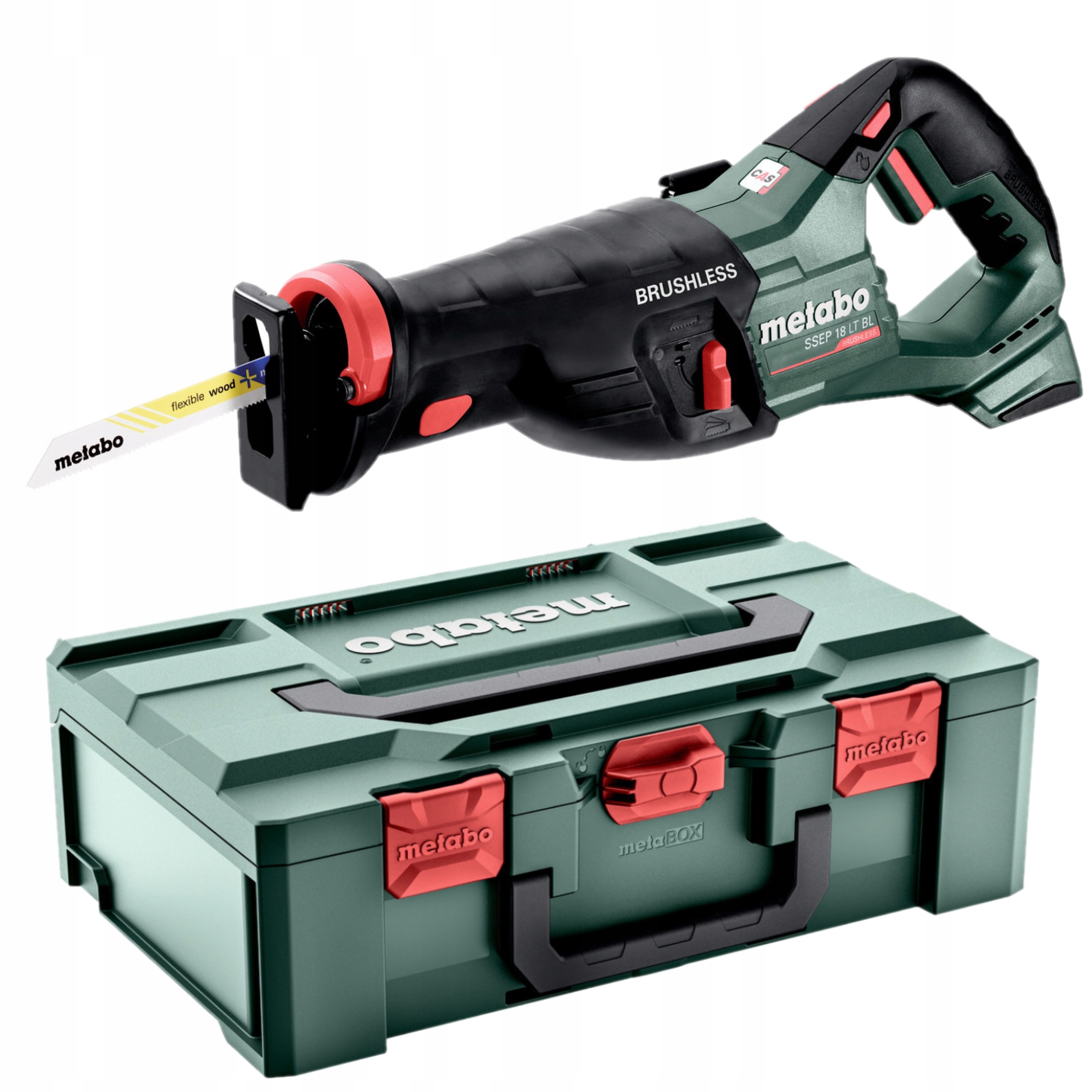 Metabo Ssep 18 Lt Bl Akumulatorowa Piła Szablasta 18V Walizka Metabox 165L