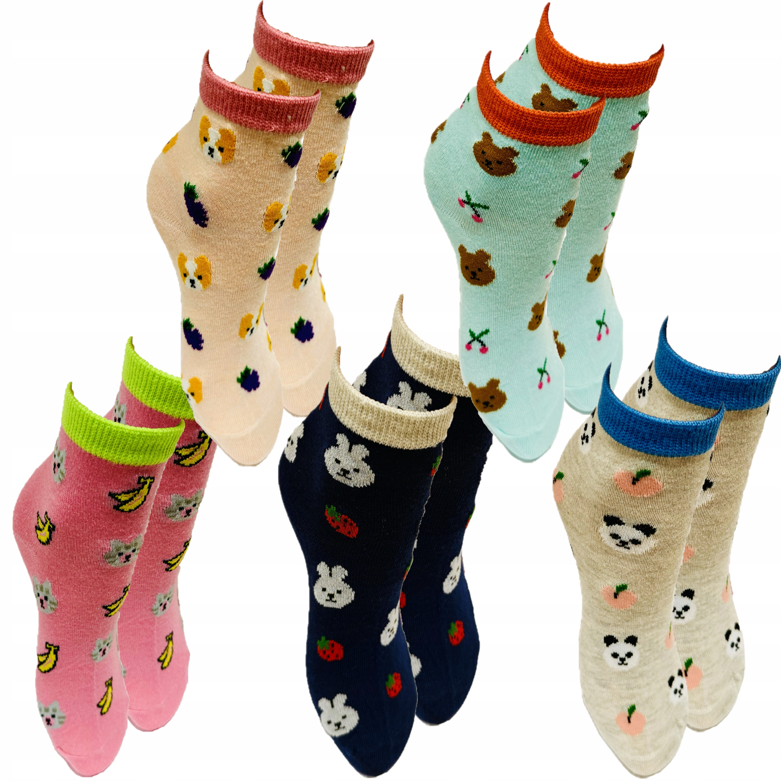 SKARPETKI SKARPETY DZIEWCZĘCE 10-PAK 31-34 Rozmiar EU 31-34