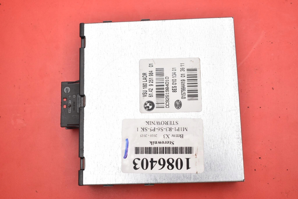 control unit voltage module 9251984 BMW X3 F25 2.0 D 184 KM xDRIVE 10-15