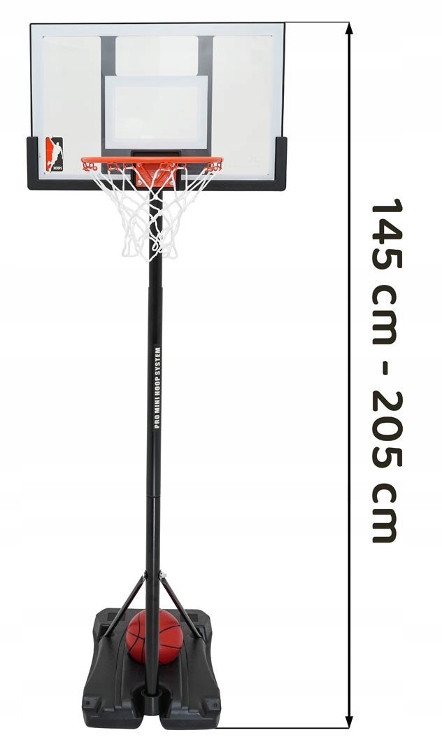 Basketbal 205 cm příslušenství